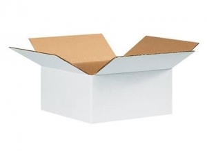 Белый гофроящик №12