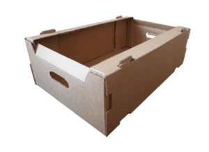 Бурый лоток под яблоки