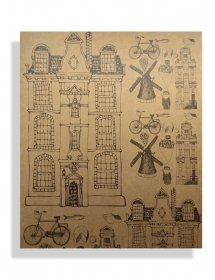 Тетрадь общая (170*205) Крафт - Старая европа, 48 л